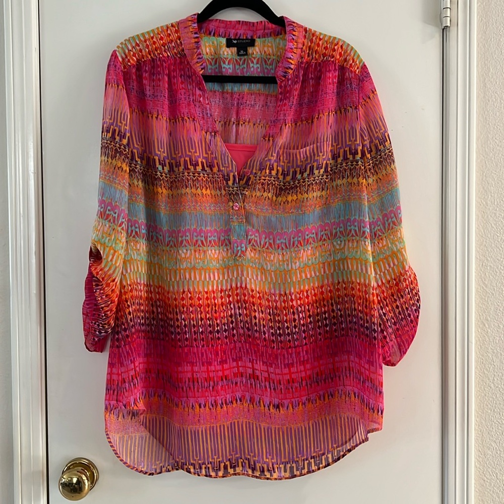 AB Studio Women’s Blouse With Cami